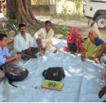Kishori with his self help group